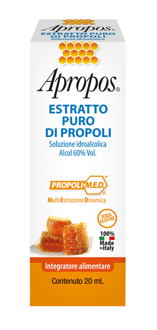 APROPOS ESTRATTO PURO PROPOLI 20 ML - Angeli Pharm