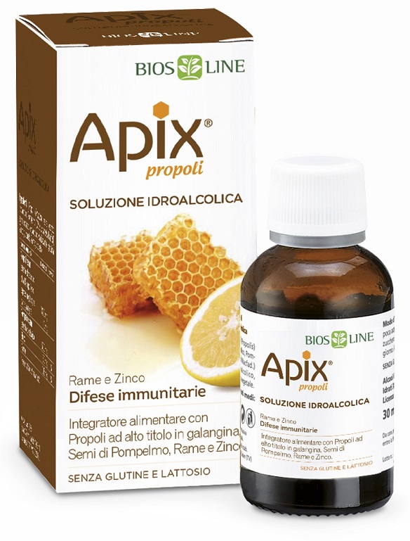 APIX PROPOLI SOLUZIONE IDROALCOLICA 30 ML BIOSLINE - Angeli Pharm