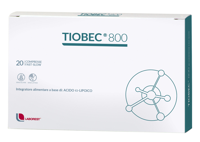 TIOBEC 800 20 COMPRESSE FAST-SLOW 36 G - Angeli Pharm