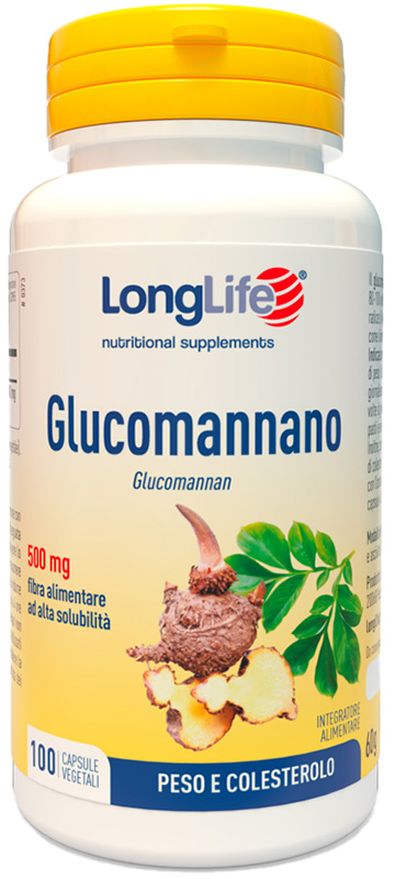 LONGLIFE GLUCOMANNANO 100 CAPSULE VEGETALI - Angeli Pharm