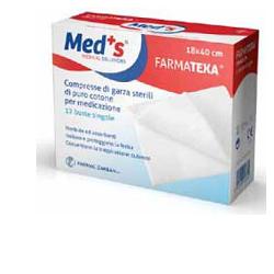 GARZA COMPRESSA MEDS 12/8 36X40CM 12 PEZZI - Angeli Pharm