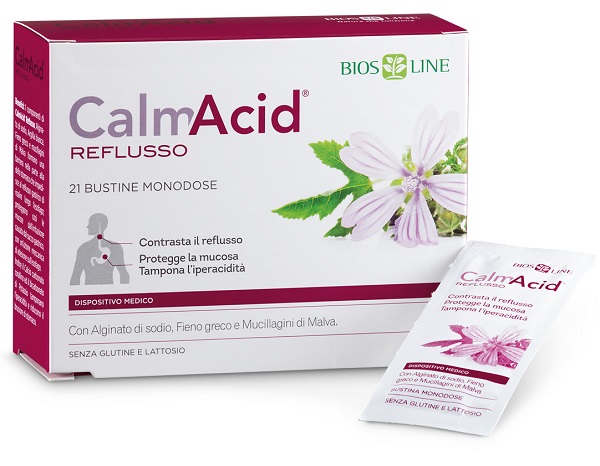 BIOSLINE CALMACID REFLUSSO 21 BUSTINE MONODOSE - Angeli Pharm