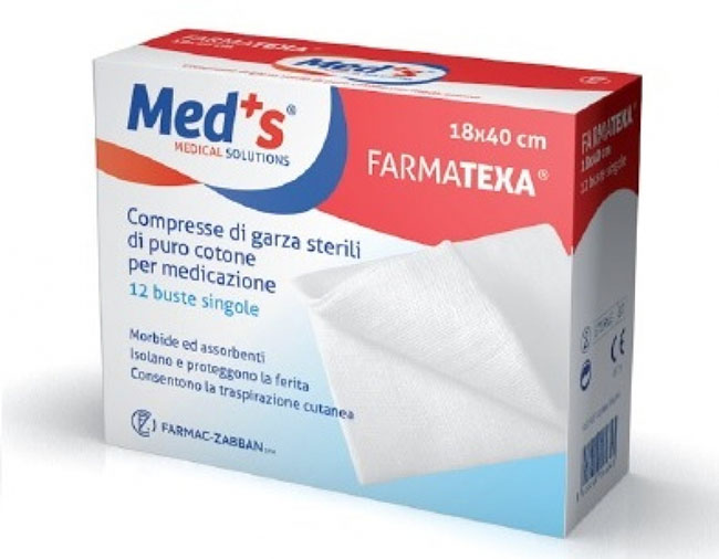 GARZA COMPRESSA MEDS 12/12 18X40CM 12 PEZZI - Angeli Pharm