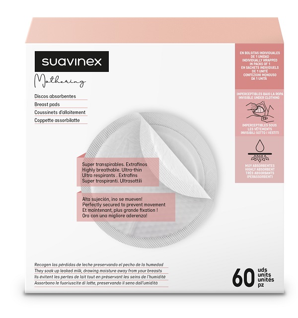 SUAVINEX ALLATTAMENTO COPPETTE ASSORBILATTE 60 PEZZI - Angeli Pharm