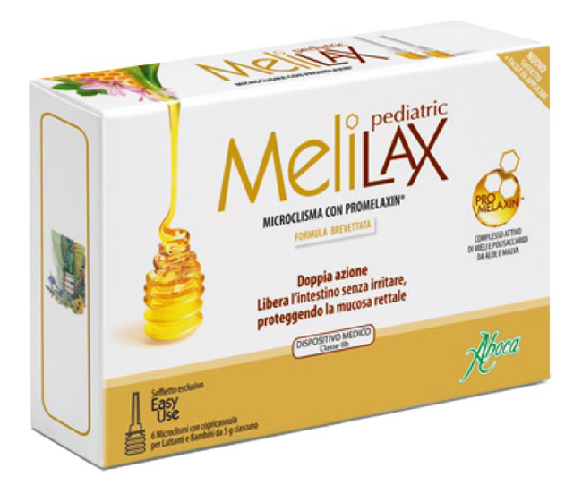 MELILAX PEDIATRIC MICROCLISMI 6 PEZZI 5 G - Angeli Pharm