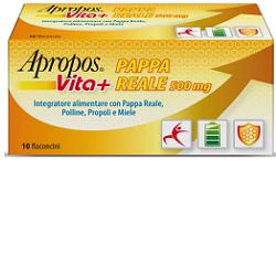 APROPOS VITA+ PAPPA REALE 500 MG 10 FLACONCINI 10 ML - Angeli Pharm