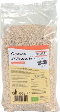 CRUSCA DI AVENA BIO 750 G - Angeli Pharm