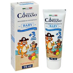 PASTA CAPITANO DENTIFRICIO BABY T FRU 75 ML - Angeli Pharm