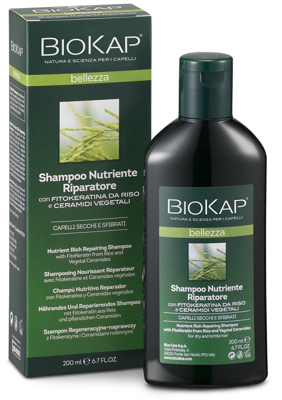 BIOKAP BELLEZZA SHAMPOO NUTRIENTE/RIPARATORE 200 ML BIOSLINE - Angeli Pharm