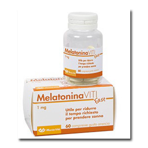 MELATONINA VITI FAST 1MG 60 COMPRESSE GUSTO ARANCIA - Angeli Pharm