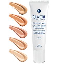 RILASTIL CAMOUFLAGE FONDOTINTA CORRETTIVO FLUIDO ELEVATA COPRENZA 30 30 ML - Angeli Pharm