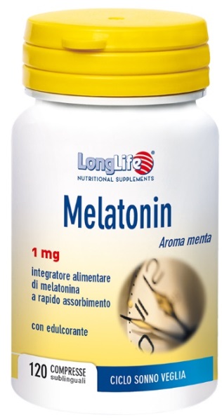 LONGLIFE MELATONIN 1 MG 120 COMPRESSE - Angeli Pharm