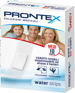 CEROTTO PRONTEX WATER STRIPS MEDIO 10 PEZZI - Angeli Pharm