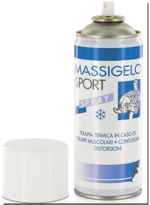 GHIACCIO ISTANTANEO MASSIGELO SPORT BOMBOLETTA SPRAY 400ML - Angeli Pharm