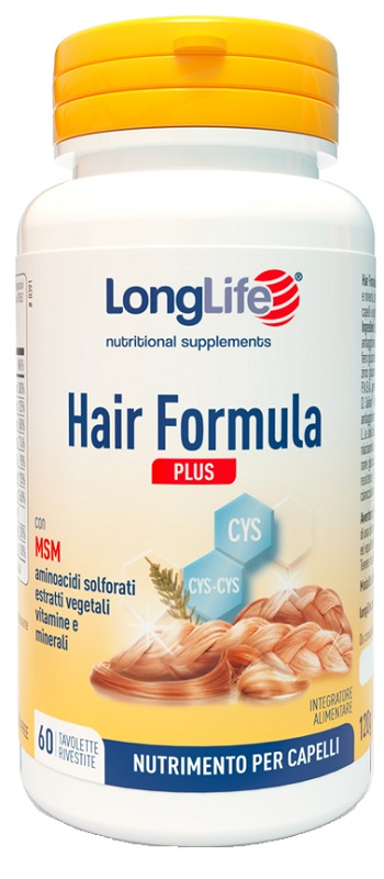 LONGLIFE HAIR FORMULA PLUS 60 TAVOLETTE - Angeli Pharm