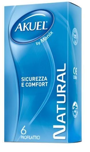 PROFILATTICO ANSELL AKUEL BY MANIX NATURAL B 6 PEZZI - Angeli Pharm