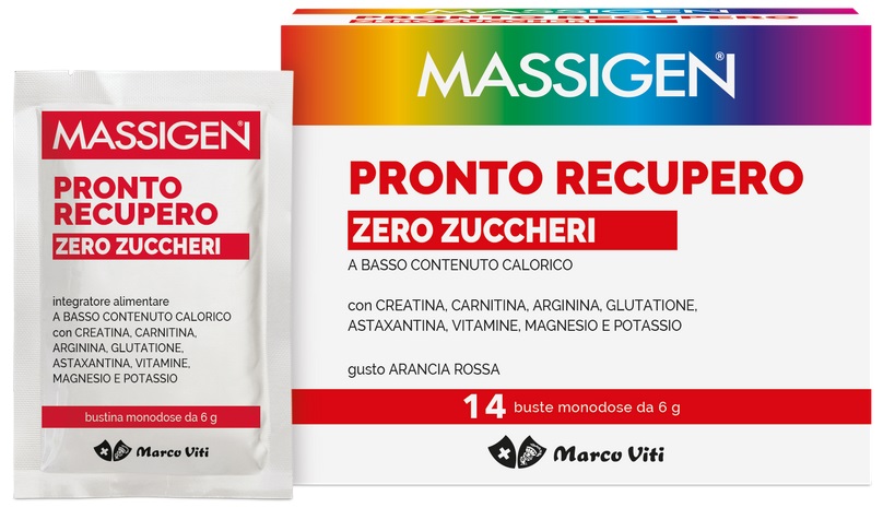 MASSIGEN PRONTO RECUPERO ZERO ZUCCHERI 14 BUSTINE - Angeli Pharm