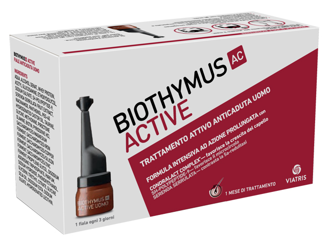 BIOTHYMUS AC ACTIVE TRATTAMENTO ATTIVO ANTICADUTA UOMO 10 FIALE 3,5 ML - Angeli Pharm