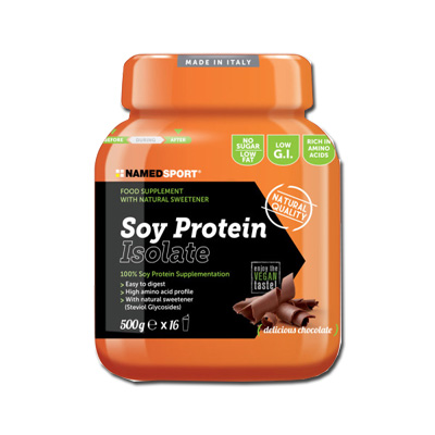 SOY PROTEIN ISOLATE DELICIOUS CHOCOLATE POLVERE 500 G - Angeli Pharm