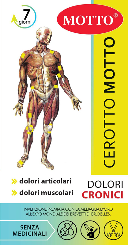 CEROTTO MOTTO ANALGESICO DA RITAGLIARE 5 X 15 CM 2 PEZZI - Angeli Pharm