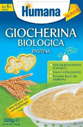HUMANA GIOCHERINA PASTINA BIOLOGICA 320 G - Angeli Pharm