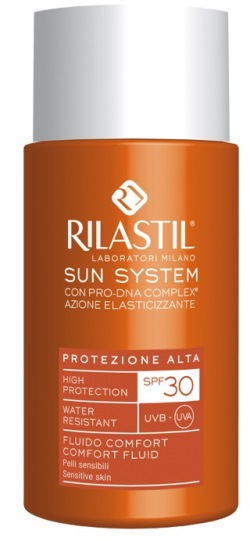 RILASTIL SUN SYSTEM PHOTO PROTECTION THERAPY SPF30 COMFORT FLUIDO 50 ML - Angeli Pharm