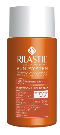 RILASTIL SUN SYSTEM PHOTO PROTECTION THERAPY SPF50+ COMFORT COLOR 50 ML - Angeli Pharm