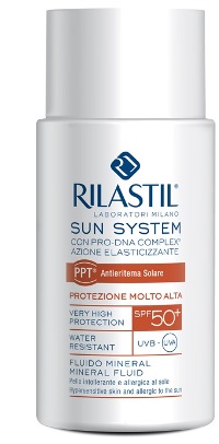 RILASTIL SUN SYSTEM PHOTO PROTECTION THERAPY SPF50+ FLUIDO MINERAL 50 ML - Angeli Pharm
