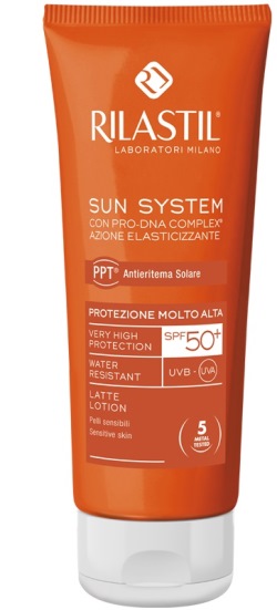 RILASTIL SUN SYSTEM PHOTO PROTECTION THERAPY SPF50+ LATTE 100 ML - Angeli Pharm