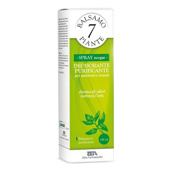 ESSENZA BALSAMICA 7 PIANTE DEODORANTE PURIFICANTE PER AMBIENTI E TESSUTI POMPA SPRAY + ASTUCCIO 180 ML - Angeli Pharm