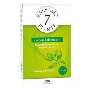 ESSENZA BALSAMICA 7 PIANTE PER VAPORIZZATORI IN FIALETTA 10 X 5 ML - Angeli Pharm