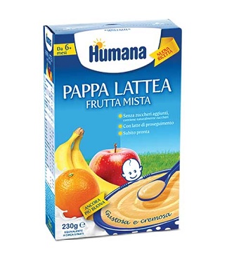 HUMANA PAPPA FRUTTA MISTA 230 G - Angeli Pharm
