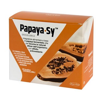 PAPAYA-SY 20 BUSTINE 92 G POLVERE OROSOLUBILE - Angeli Pharm