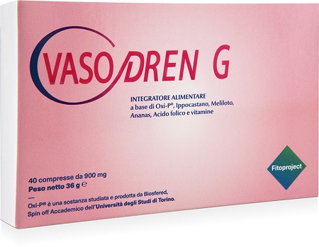 VASODREN G 40 COMPRESSE DA 900 MG - Angeli Pharm