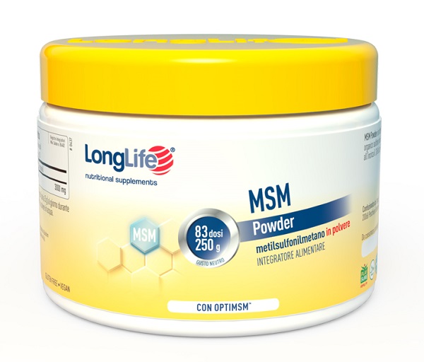 LONGLIFE MSM POWDER 250 G - Angeli Pharm
