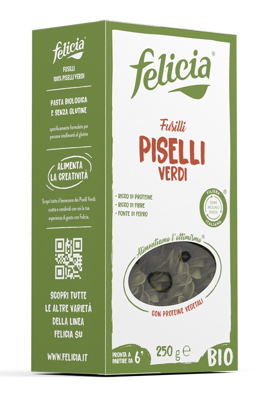 FELICIA BIO FUSILLI PISELLI VERDI 250 G - Angeli Pharm