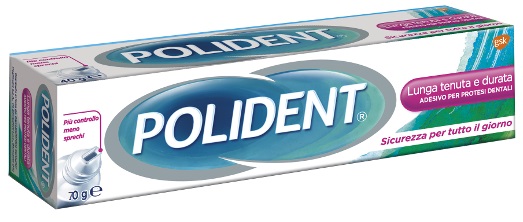 ADESIVO PROTESI DENTALI POLIDENT LUNGA TENUTA 70 G - Angeli Pharm