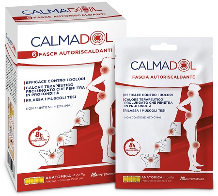 CALMADOL FASCIA RISCALDANTE PACK 6 PEZZI - Angeli Pharm