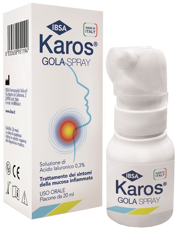 KAROS SPRAY ORALE 0,3% 20 ML - Angeli Pharm