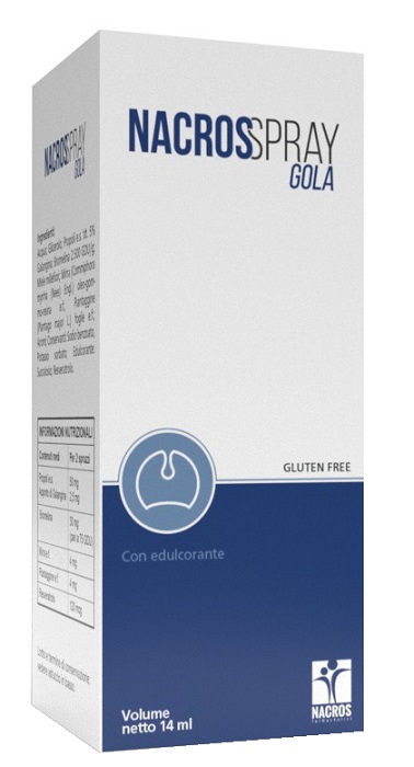 NACROS SPRAY GOLA 14 ML - Angeli Pharm
