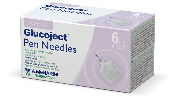 AGO PER PENNA DA INSULINA GLUCOJECT 6 MM GAUGE 32 100 PEZZI - Angeli Pharm