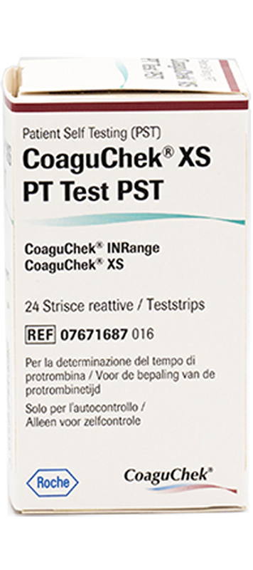 COAGUCHEK XS PT PST 24 STRISCE TEST - Angeli Pharm