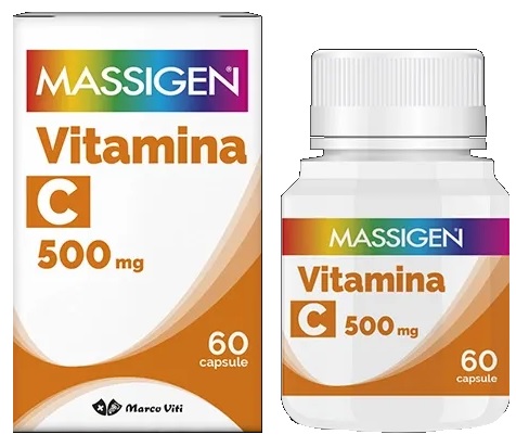 MASSIGEN C VITI 500MG DI VITAMINA C 60 CAPSULE - Angeli Pharm