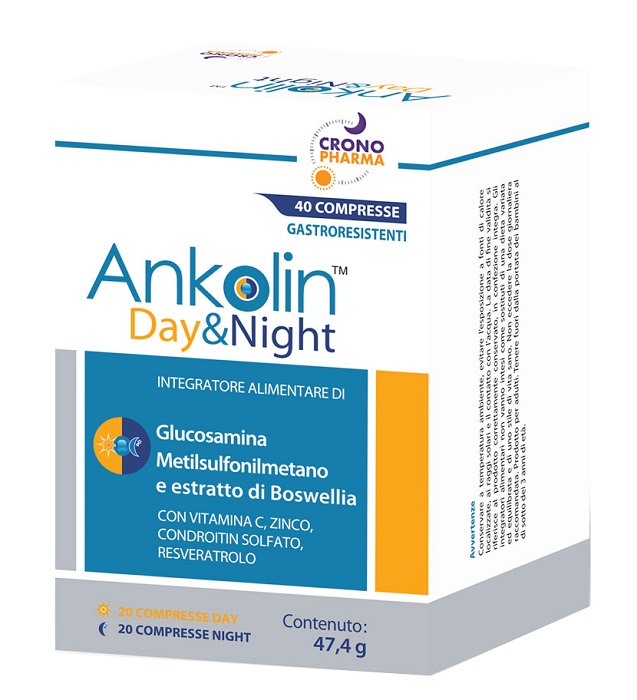 ANKOLIN DAY&NIGHT 20 COMPRESSE GASTRORESISTENTI DAY + 20 COMPRESSE GASTRORESISTENTI NIGHT - Angeli Pharm