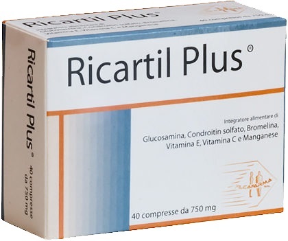 RICARTIL PLUS 40 COMPRESSE - Angeli Pharm