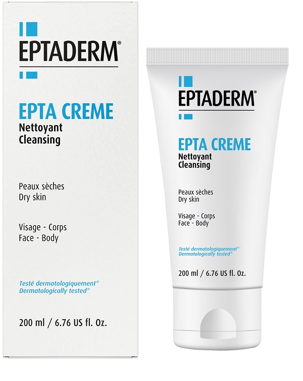EPTADERM EPTA CREME DETERGENTE PELLI SECCHE VISO CORPO 200 ML - Angeli Pharm