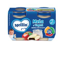 MELLIN MERENDA YOGURT MELA 2 X 120 G - Angeli Pharm