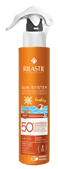 RILASTIL SUN SYSTEM BABY PPT SPF 50+ EMULSIONE SPRAY 200 ML - Angeli Pharm