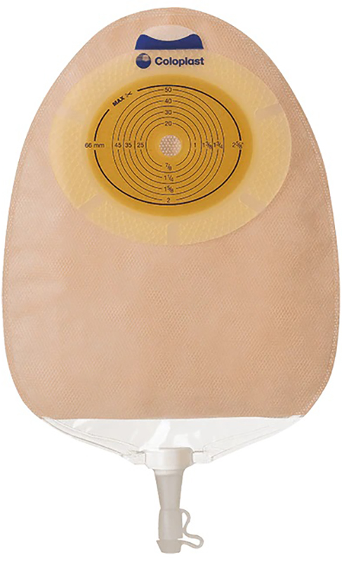 SACCA TRASPARENTE SISTEMA MONOPEZZO PER UROSTOMIA CON MULTICHAMBER SENSURA RITAGLIABILE 10/76 MM MAXI 400 ML 30 PEZZI - Angeli Pharm