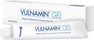 VULNAMIN MEDICAZIONE INTERATTIVA IN GEL A BASE DI AMINOACIDICOSTITUTIVI DEL COLLAGENE E SODIO JALURONATO TUBO 50 G - Angeli Pharm